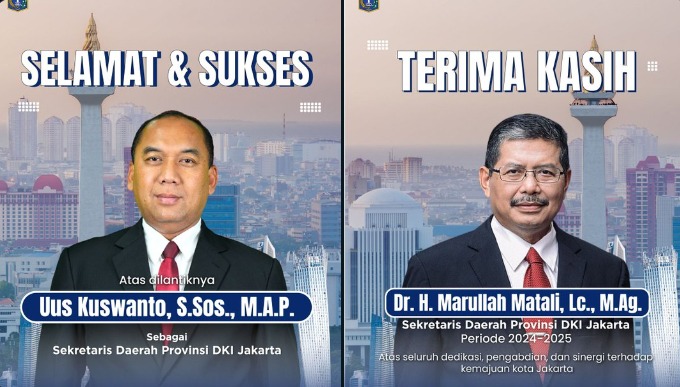 Wejangan Marullah untuk Sekda Uus Kuswanto: Jaga Media dan Warga Jakarta